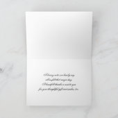 Gotische lijst Monogram Bedankkaart (Binnen)