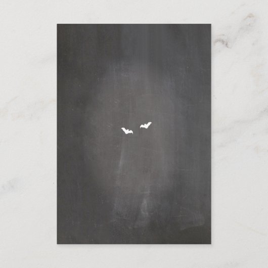 Gotische lijst rustieke accommodatie trouwkaarten informatiekaartje (Achterkant)