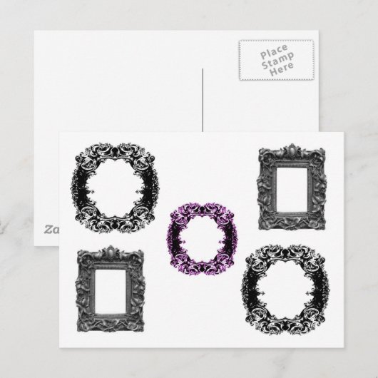 Gotische lijsten briefkaart (Voorkant / Achterkant)