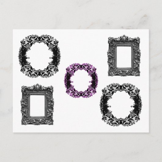 Gotische lijsten briefkaart (Voorkant)