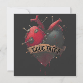 Gotische "Love Bites" Anatomische Hart Illustratie