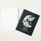 Gotische Luna Moth Floral Moon Gepersonaliseerde n Planner (Display)