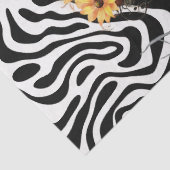 Gotische Meisje  Bloemen & Raven Decoupage Tissuepapier (Detail)