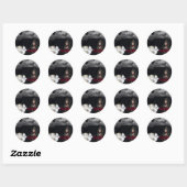Gotische Meisje Tombstone & Spook Blank Stickers (Vel)