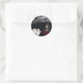 Gotische Meisje Tombstone & Spook Blank Stickers (Tas)