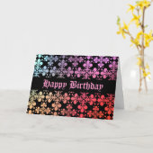 Gotische middeleeuwse Fleur de Lis kleurrijk patro Kaart (Gele Bloem)