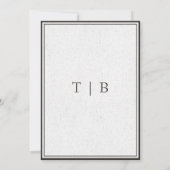  gotische middeleeuwse gargoyle grens bruiloft kaart (Achterkant)