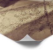 Gotische middeleeuwse kerk poster (Hoek)