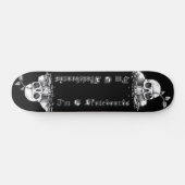 Gotische-Middeleeuwse Skateboard (Horizontaal)