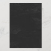 Gotische middeleeuwse zilveren klimop bruiloft men menu (Achterkant)