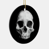 Gotische misvormde schedel keramisch ornament (Rechts)