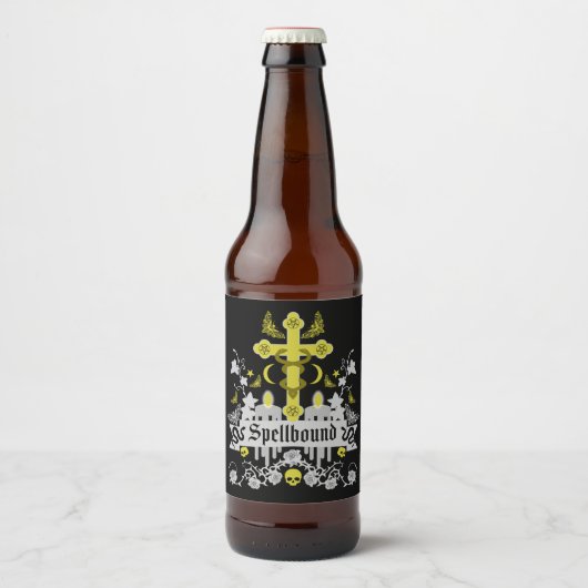 Gotische Mode Accessoires Bier Etiket (Voorkant)