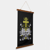 Gotische Mode Accessoires Hangend Wandkleed (Gebogen)