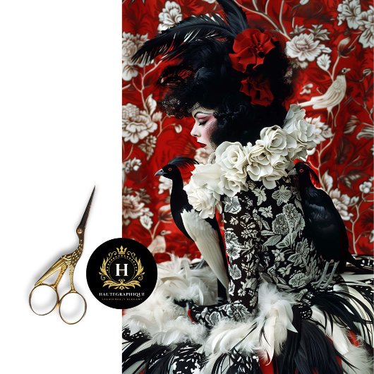 Gotische Mode Decoupage Tissuepapier