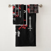Gotische Mode stijl Bad Handdoek (Insitu)