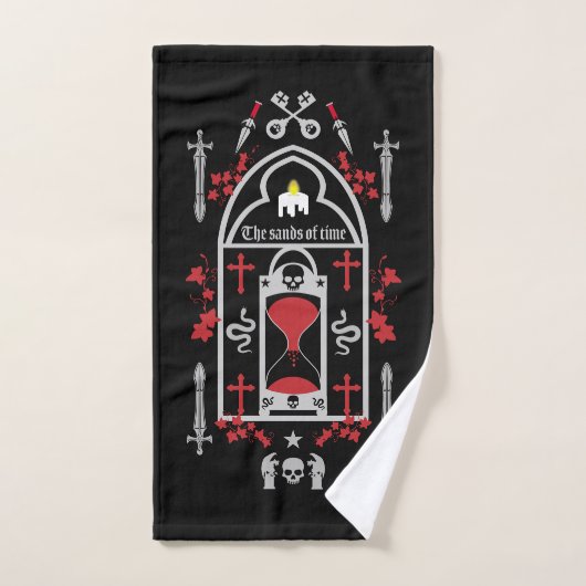 Gotische Mode stijl Bad Handdoek (Handdoek)