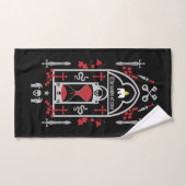 Gotische Mode stijl Bad Handdoek (Handdoek)