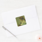 Gotische Moeder en Kind Surrealistische Sticker (Envelop)