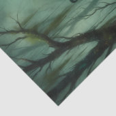 Gotische moerasheks met smaragdgroene gloed en vol tissuepapier (Detail)