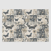 gotische mot collage decoupage tissuepapier (Voorkant)