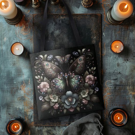 Gotische Moth Tote Bag
