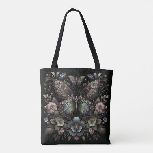 Gotische Moth Tote Bag (Achterkant)