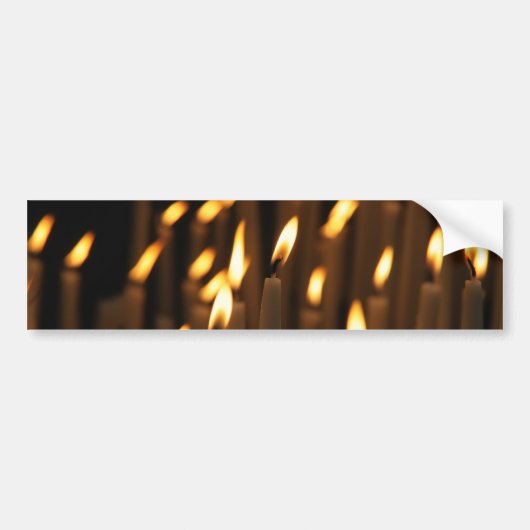 Gotische motieven bumpersticker (Voorkant)