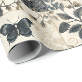  gotische mottencollage Halloween Cadeaupapier (Rol Hoek)