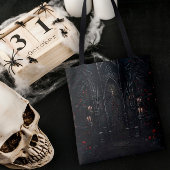 Gotische muur ontwerp tote bag