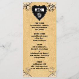 Gotische Mystieke Spirit Board Halloween Bruiloft Menu
