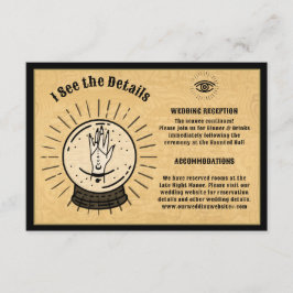 Gotische Mystieke Spirit Board Kristallen Bol Deta Informatiekaartje