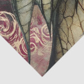 Gotische Mythologische Nymph Fantasy Dragon Collag Tissuepapier (Detail)