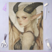 Gotische Mythologische Nymph Fantasy Dragon Tissuepapier (Craft)