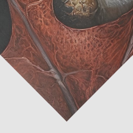 Gotische Mythologische Nymph Fantasy Dragon Tissuepapier (Detail)