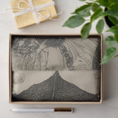 Gotische Mythologische Nymph Fantasy Dragon Tissuepapier (Geschenk)