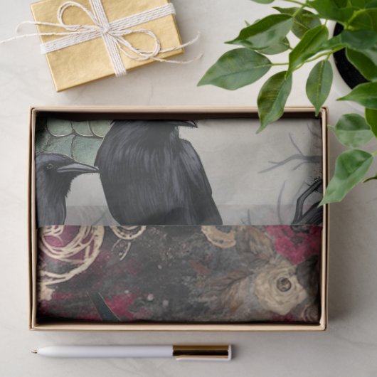 Gotische Mythologische Nymph Fantasy Dragon Tissuepapier (Geschenk)