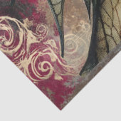 Gotische Mythologische Nymph Fantasy Dragon Tissuepapier (Detail)