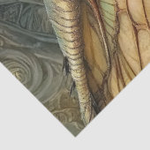 Gotische Mythologische Nymph Fantasy Dragon Tissuepapier (Detail)