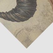 Gotische Mythologische Nymph Fantasy Dragon Tissuepapier (Detail)