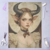 Gotische Mythologische Nymph Fantasy Dragon Tissuepapier (Craft)