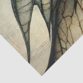 Gotische Mythologische Nymph Fantasy Dragon Tissuepapier (Detail)