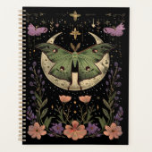 Gotische nachtelijke hemel illustratie planner (Voorkant)