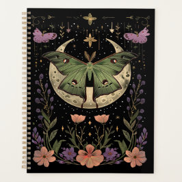 Gotische nachthelling illustratie planner