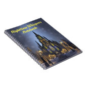 Gotische nachtkathedraal notitieboek (Rechterzijde)