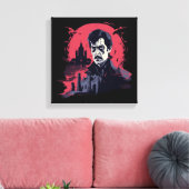 Gotische nachtmerrie canvas afdruk (Insitu (Woonkamer))