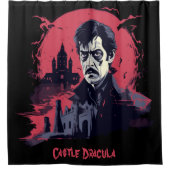 Gotische nachtmerrie douchegordijn (Voorkant)