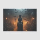 Gotische nachtmerrie Halloween Decoupage Tissuepapier (Voorkant)