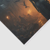 Gotische nachtmerrie Halloween Decoupage Tissuepapier (Detail)