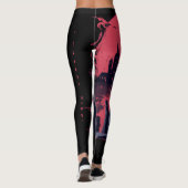 Gotische nachtmerrie leggings (Achterkant)