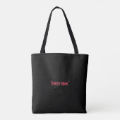 Gotische nachtmerrie tote bag (Achterkant)